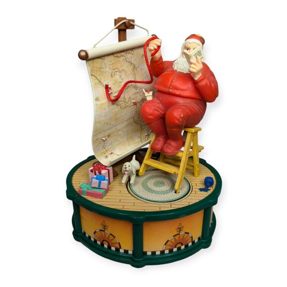 Vintage 1991 Kurt S. Adler Limited Edition Rocking Santa Animated Figure - Picture 1 of 12